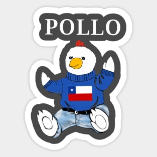 Pollo bear de Chile Sticker